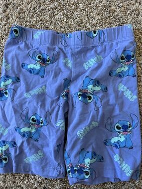 Disney Purple Stitch Print bike short